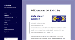 Desktop Screenshot of kahal.de