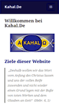 Mobile Screenshot of kahal.de